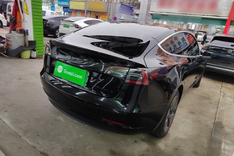 Used Tesla Model 3 2019 Standard Range Rear-Drive Upgraded Version Rear Right 45 Deg