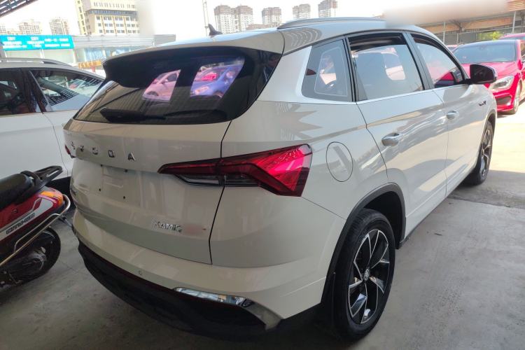 Used Skoda Kamiq 2020 GT 1.5L Automatic Flagship Model China VI Standard Rear Right 45 Deg