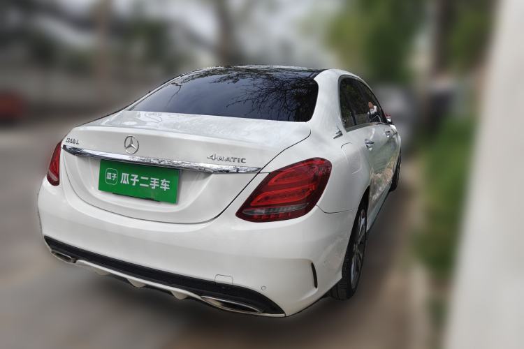 Used Mercedes-Benz C-Class 2015 C 200 L 4MATIC Sport Edition Rear Right 45 Deg