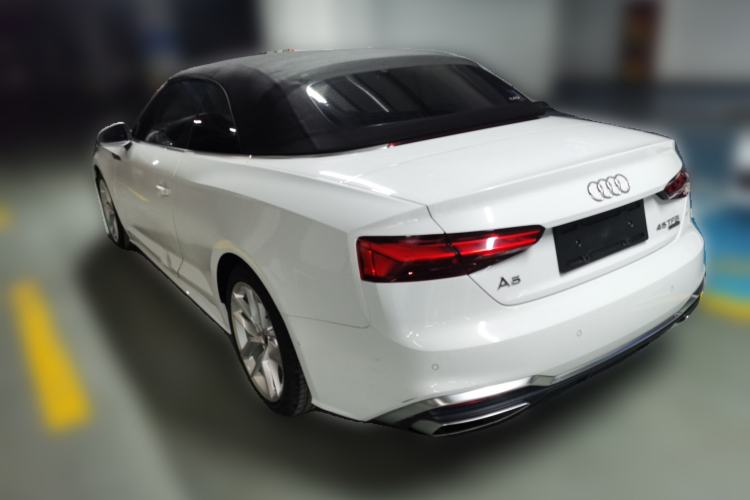 Used Audi A5 2021 Cabriolet 40 TFSI Fashionable and Dynamic Model Rear Left 45 Deg