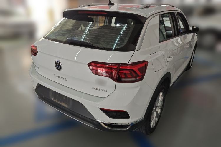 Used Volkswagen T-ROC 2021 280TSI DSG Two-Wheel Drive Elite Connect Edition Rear Right 45 Deg