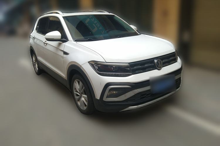 Used Volkswagen T-Cross 2019 1.5L Automatic Comfort Edition Front Right 45 Deg