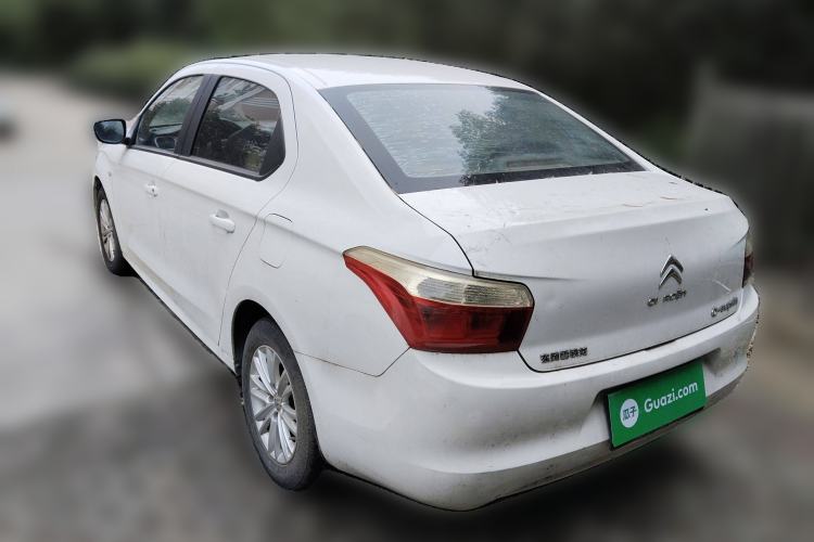 Used Citroen Elysee 2015 Zhishang Edition 1.6L Manual Fashion Model Rear Left 45 Deg