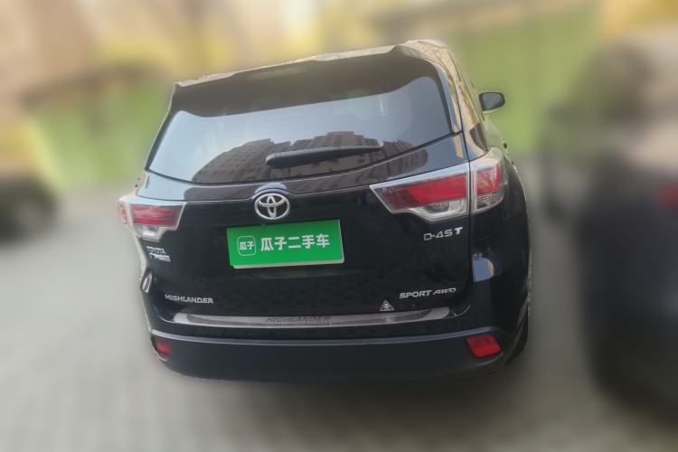 Used Toyota Highlander 2015 2.0T Four-Wheel Drive Luxury Edition 7-Seater Rear