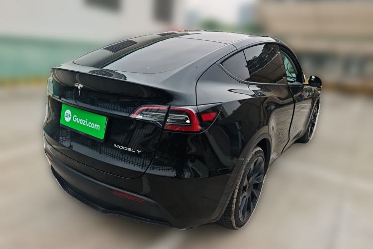 Used Tesla Model Y 2021 Long-Range All-Wheel-Drive Version Rear Right 45 Deg