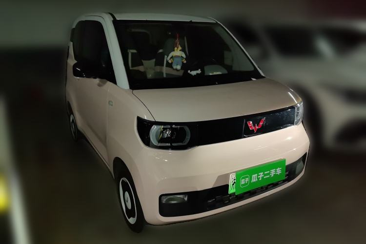 Used Wuling Hongguang MINIEV 2021 Macaron Fashion Model Lithium Iron Phosphate Front Right 45 Deg