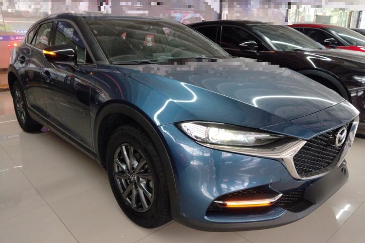 Used Mazda CX-4 2020 2.0L Automatic Two-Wheel Drive Blue Sky Dynamic Edition Front Right 45 Deg