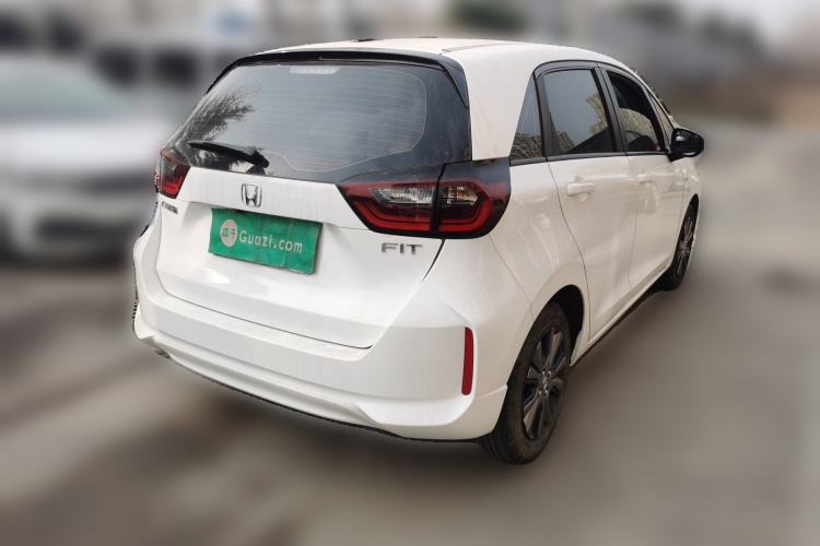 Used Honda Fit 2022 1.5L CVT Trendy Sunroof Edition Rear Right 45 Deg