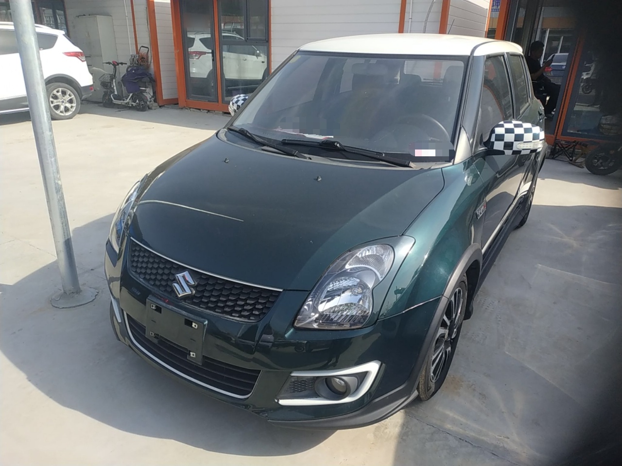 Parte inferior delantera