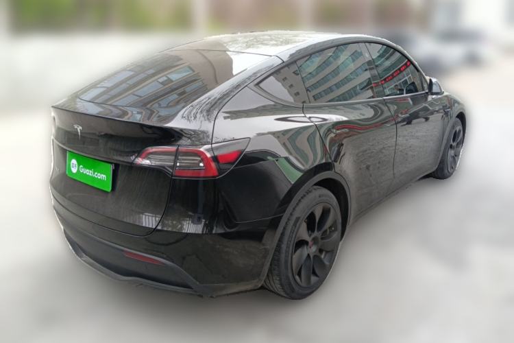 Used Tesla Model Y 2021 Standard Range Rear-Wheel Drive Version Rear Right 45 Deg