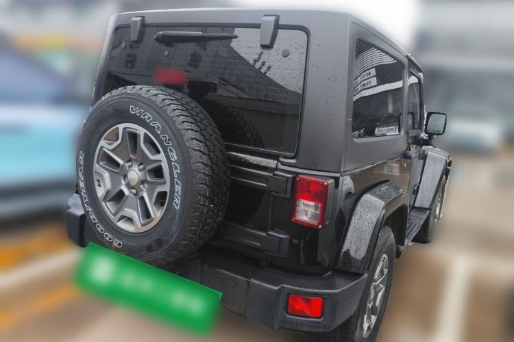 Used Jeep Wrangler 2013 3.6L Sahara two-door model Rear Right 45 Deg