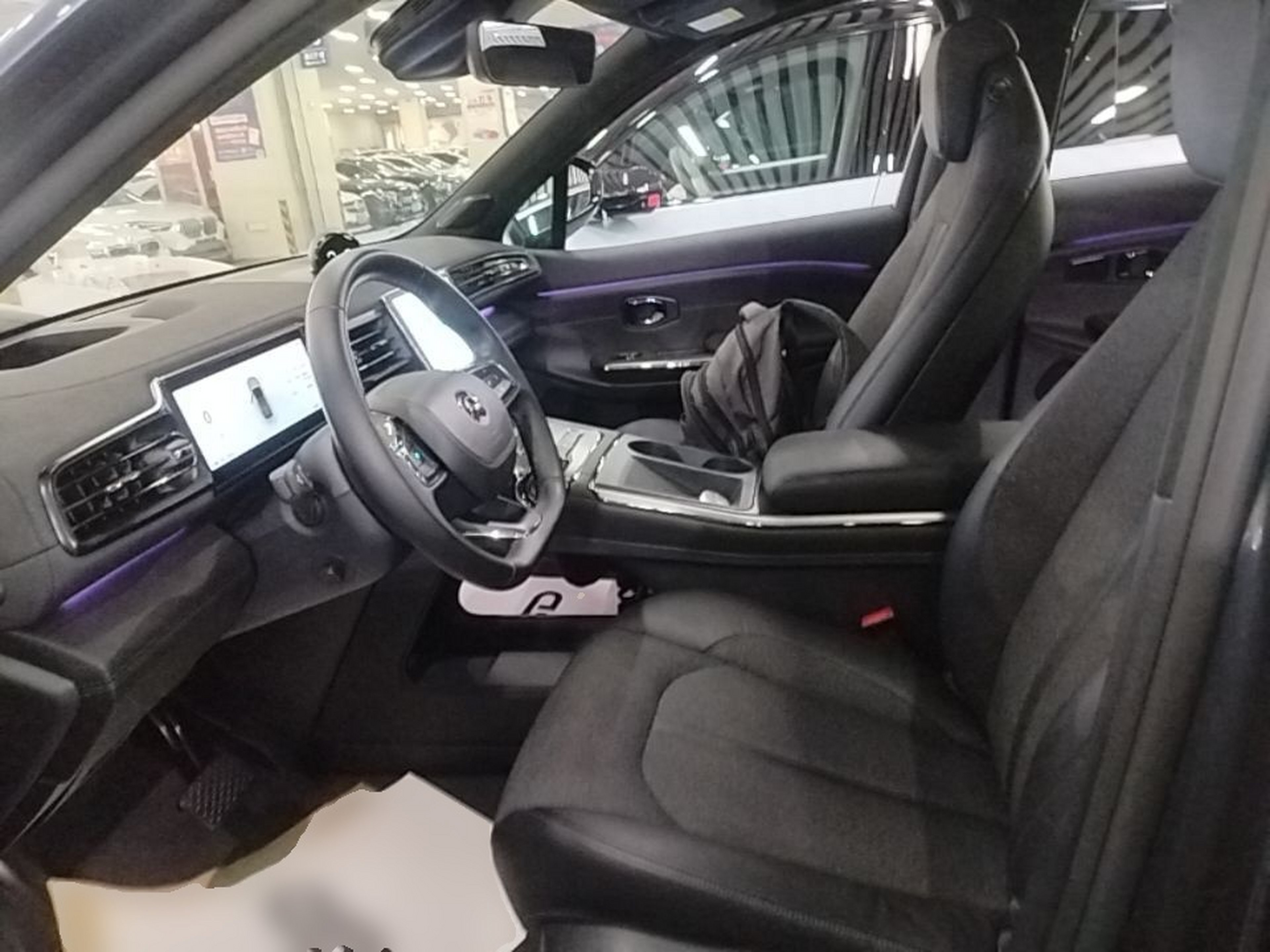 A primeira fila do carro