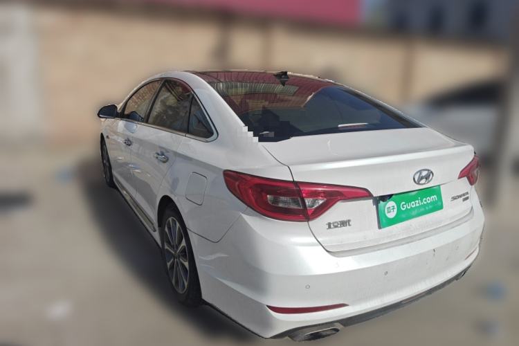 Used Hyundai Sonata 2015 1.6T GLX Advanced Model Rear Left 45 Deg