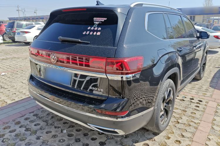 Used Volkswagen Teramont 2021 530 V6 Four-Wheel Drive Prestige Luxury Edition Rear Right 45 Deg