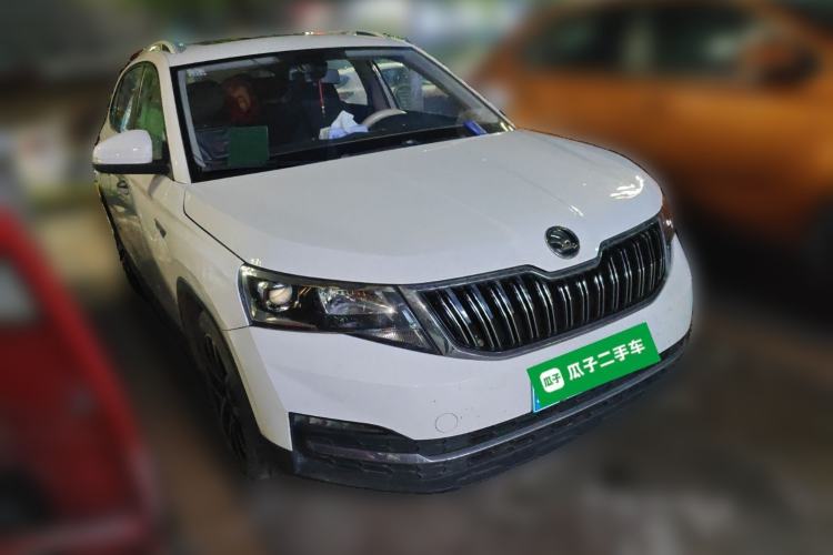 Used Skoda Kamiq 2018 1.5L Manual Comfort Edition China VI Standard Front Right 45 Deg