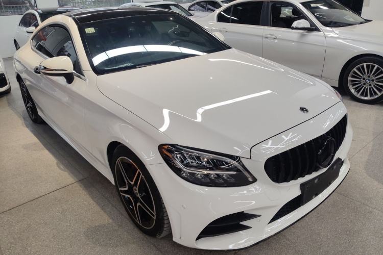 Used Mercedes-Benz C-Class 2021 C 260 Coupe Front Right 45 Deg