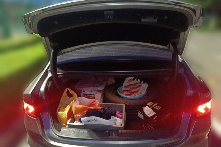 Used BYD Qin PLUS 2021 EV 500KM Luxury Model Trunk