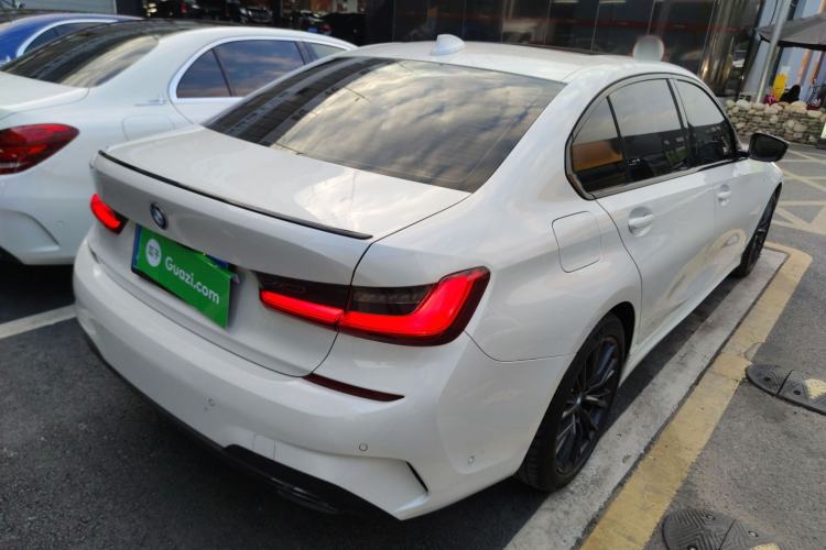 Used BMW 3 Series 2021 Second Facelift 325Li M Sport Night Edition Package Rear Right 45 Deg