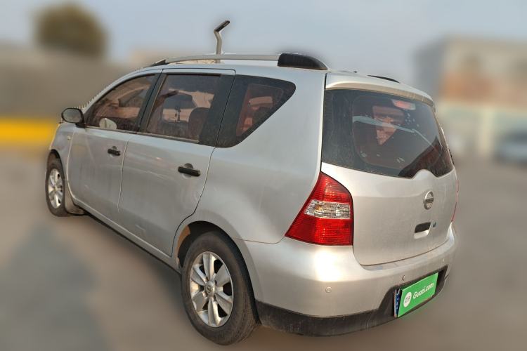 Used Nissan Livina 2010 Jingyue Edition 1.6L Manual All-Around Model Rear Left 45 Deg