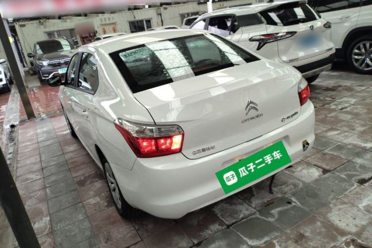 Used Citroen Elysee 2016 1.6L Manual Fashion Edition Rear Left 45 Deg