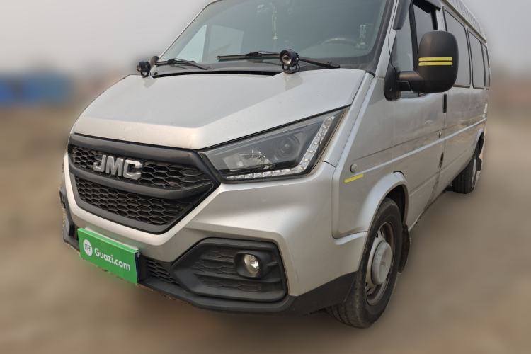 Used JMC Transit 2021 2.8T Space King Standard Version Long Wheelbase Mid-Height Roof Rear Single Tire – Step 6-Seater Diesel China VI Emission Standard JX493