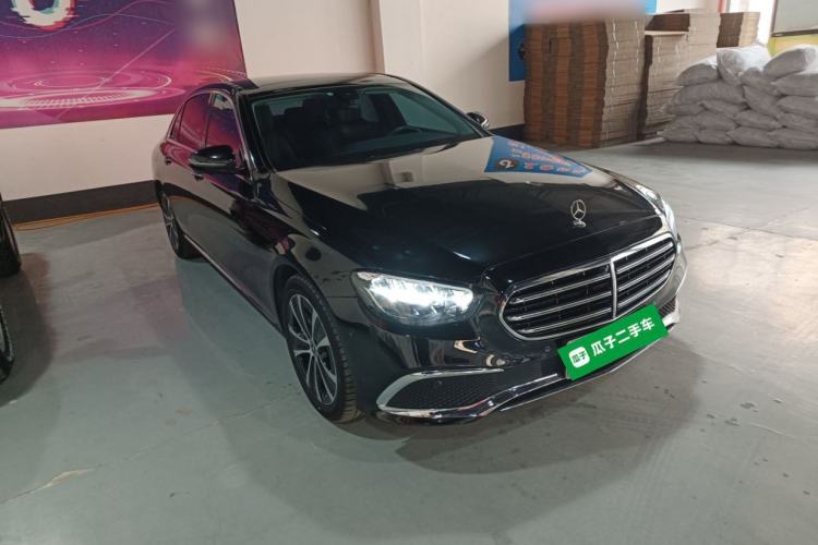 Used Mercedes-Benz E-Class New Energy 2022 Second Facelift E 350 e L Plug-in Hybrid Sports Sedan Exterior 1
