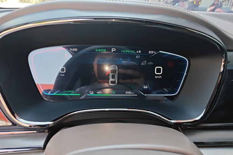 Used BYD Han 2022 EV Genesis Edition 715KM Front-Wheel-Drive Prestige Model Instrument Cluster