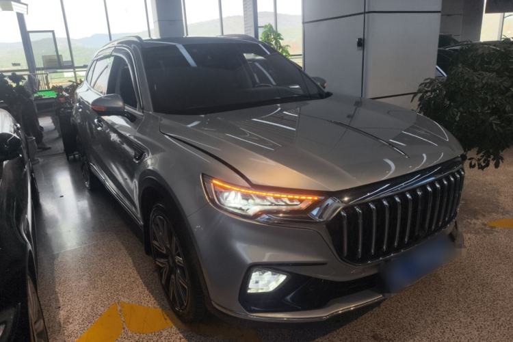 Used Hongqi HS5 2022 Facelifted Version 2.0T Smart Connect Flagship All-Wheel-Drive Edition Front Right 45 Deg
