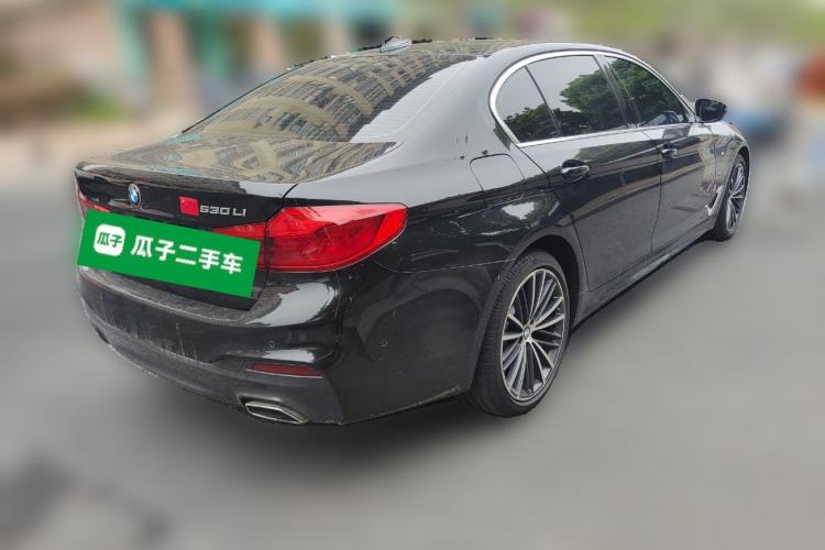 Used BMW 5 Series 2020 530Li Leading Model M Sport Package Rear Right 45 Deg