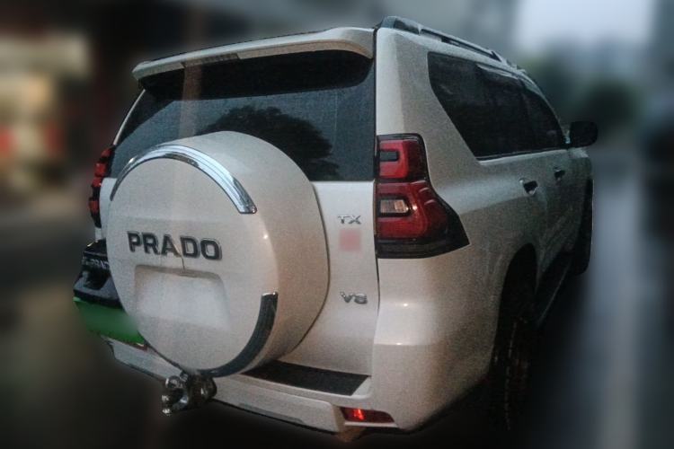 Used Toyota Prado 2018 3.5L Automatic TX-L with Rear-Mounted Spare Tire Rear Right 45 Deg