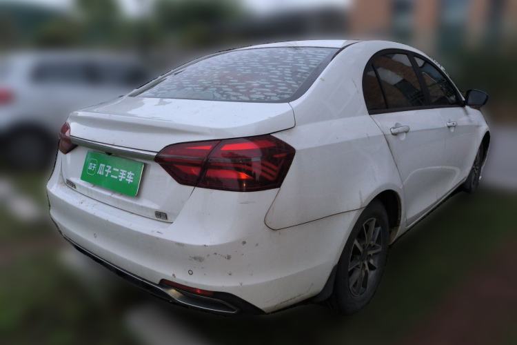 Used Geely Auto Emgrand 2019 Leading Edition 1.5L CVT Luxury Model China VI Standard Rear Right 45 Deg