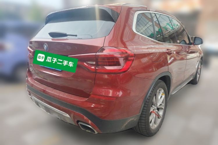 Used BMW X3 2019 xDrive25i Luxury Package Rear Right 45 Deg