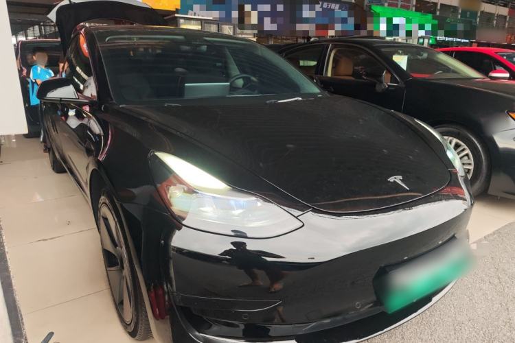 Used Tesla Model 3 2021 Standard Range Rear-Drive Upgraded Version Front Right 45 Deg