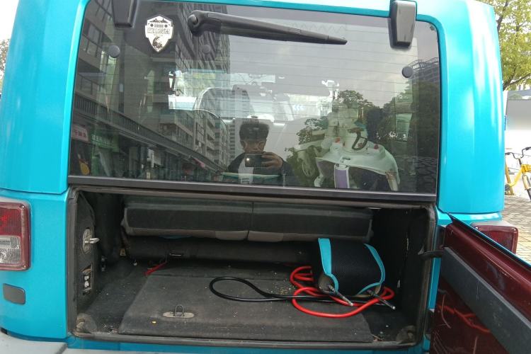 Used Jeep Wrangler 2008 3.8L Sahara two-door model Trunk