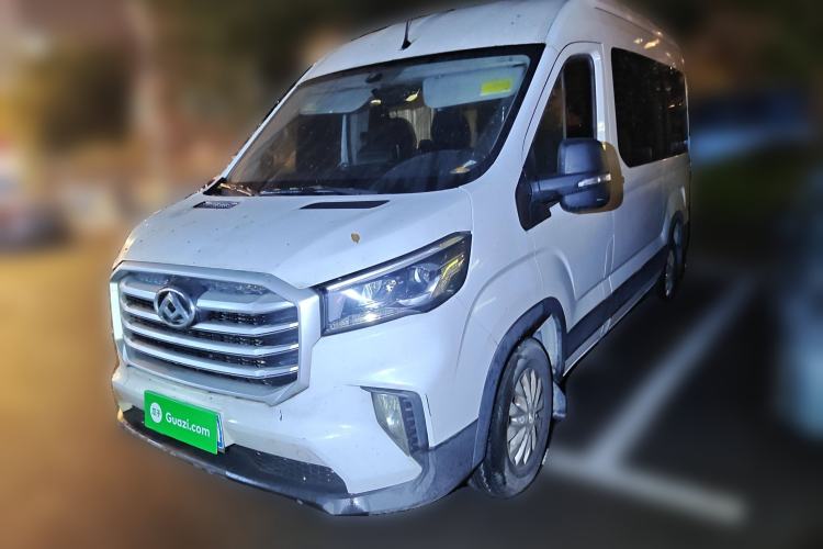 Used SAIC MAXUS Xintu V90 2019 2.0T Automatic ZhiDa Rear-Drive Single Tire Long Wheelbase High-Roof 9-Seater