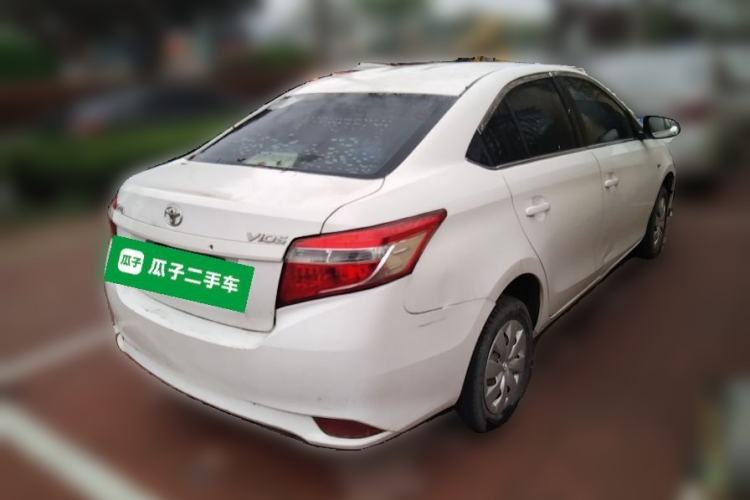 Used Toyota Vios 2014 1.3L Manual Xiang Edition Rear Right 45 Deg