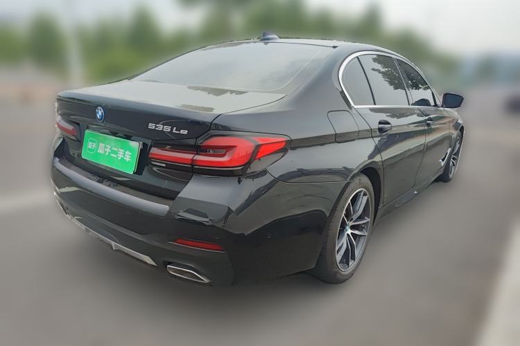 Used BMW 5 Series New Energy 2022 Second Facelift 535Le Pioneer Edition M Sport Package Rear Right 45 Deg