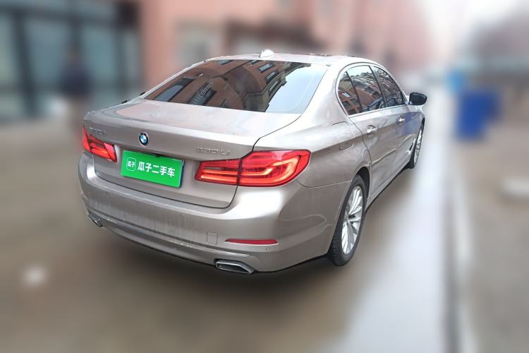 Used BMW 5 Series 2019 530Li Leading Model Luxury Package Rear Right 45 Deg