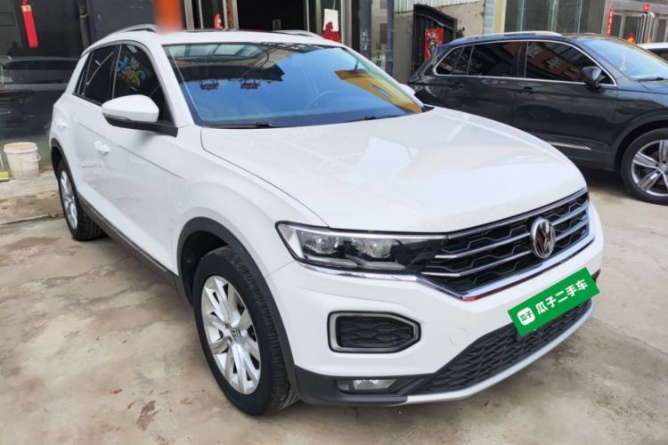 Used Volkswagen T-ROC 2020 230TSI DSG Two-Wheel Drive Advanced Version Front Right 45 Deg