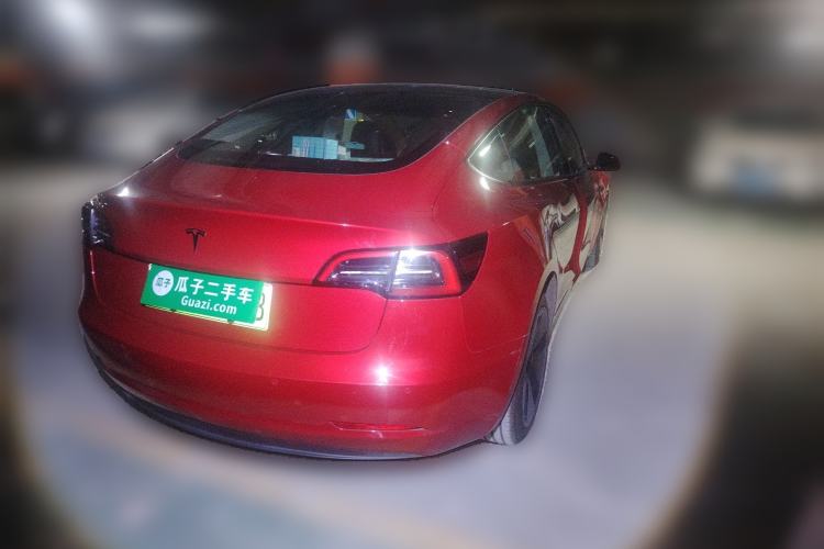 Used Tesla Model 3 2021 Standard Range Rear-Wheel Drive Upgraded Version 3D6 Rear Right 45 Deg