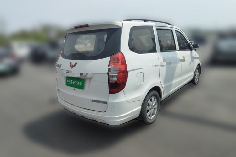 Used Wuling Hongguang 2015 1.5L S Base Model China IV Rear Right 45 Deg