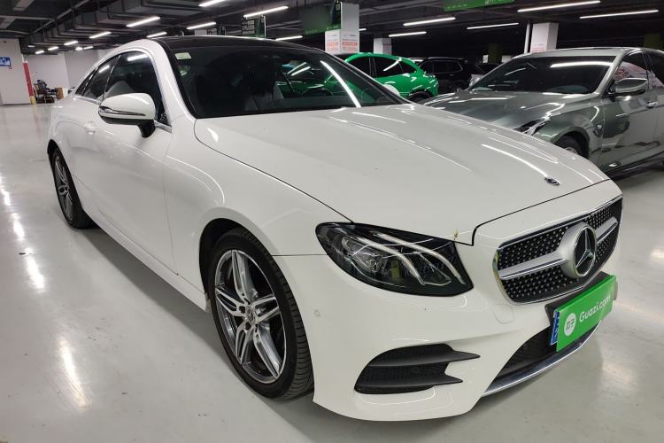 Used Mercedes-Benz E-Class 2018 E 200 4MATIC Coupe Front Right 45 Deg