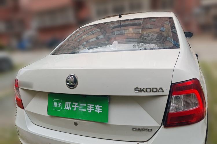 Used Skoda Rapid 2013 1.4L Manual Enjoyment Model Rear