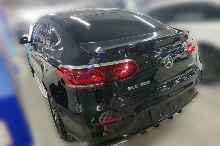 Used Mercedes-Benz GLC Coupe 2020 GLC 300 4MATIC Coupe SUV Rear Left 45 Deg