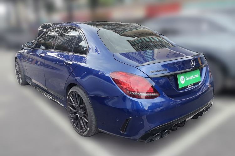 Used Mercedes-Benz C-Class AMG 2021 AMG C 43 4MATIC Rear Left 45 Deg