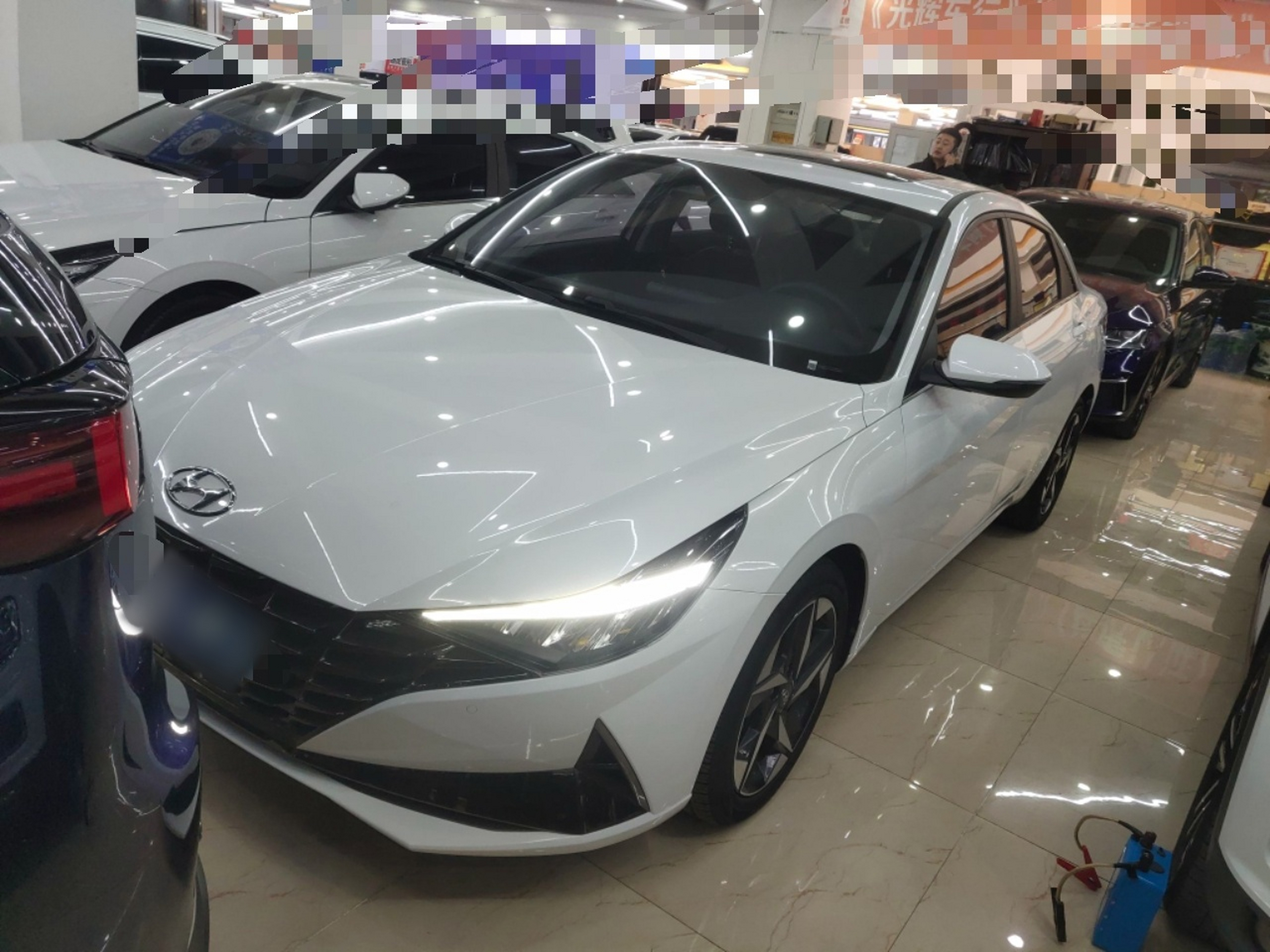 تحت مقدمة السيارة