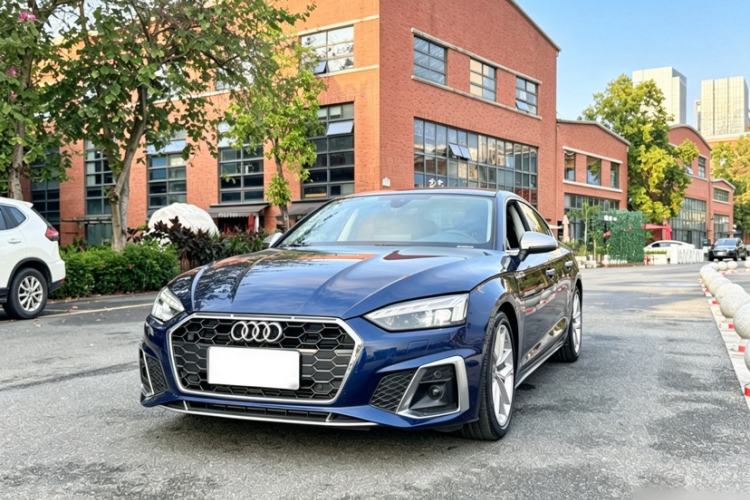 Used Audi A5 2021 Sportback 40 TFSI Fashionable and Dynamic Model Front Left 45 Deg