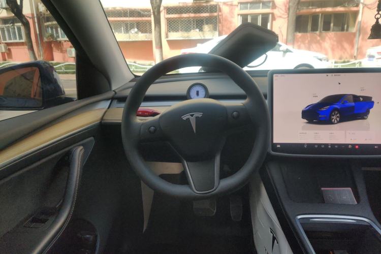 Used Tesla Model Y 2022 Revised Version Rear-Wheel Drive Steering Wheel