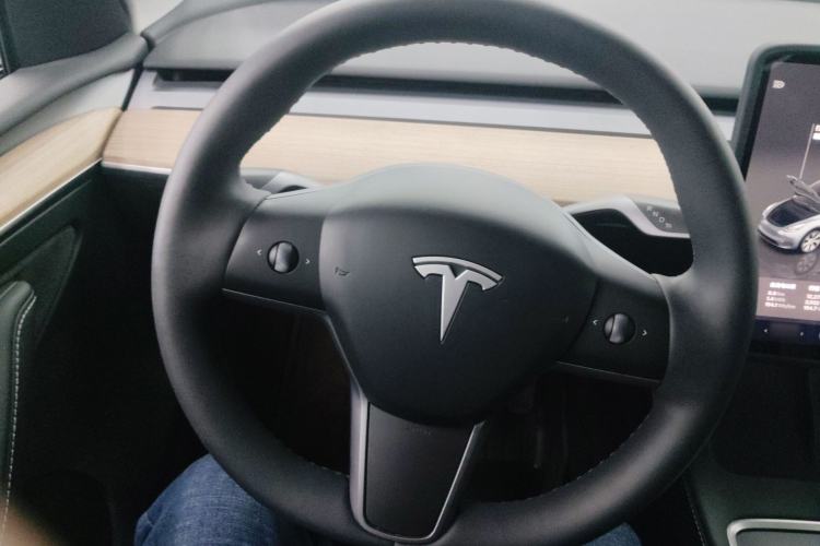 Used Tesla Model Y 2023 Long-Range All-Wheel-Drive Version Steering Wheel