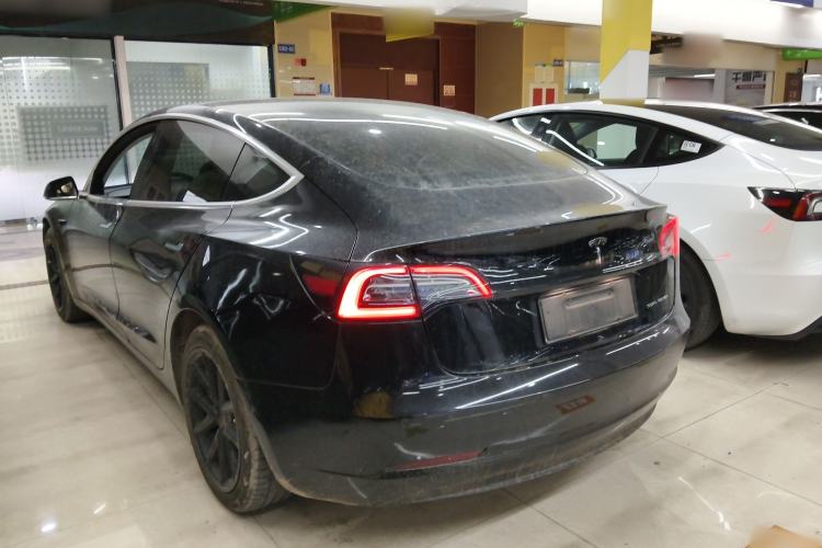 Used Tesla Model 3 2020 Standard Range Rear-Wheel Drive Upgraded Version Rear Left 45 Deg